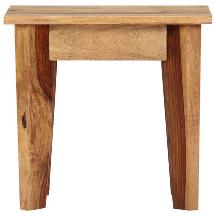 Table D'appoint 43X43X40 Cm Bois De Sesham Solide