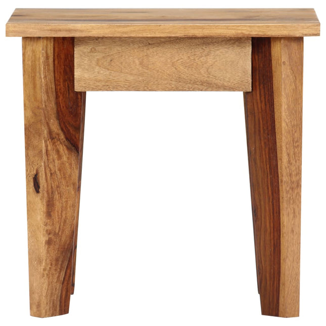 Table D'appoint 43X43X40 Cm Bois De Sesham Solide