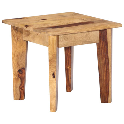 Table D'appoint 43X43X40 Cm Bois De Sesham Solide