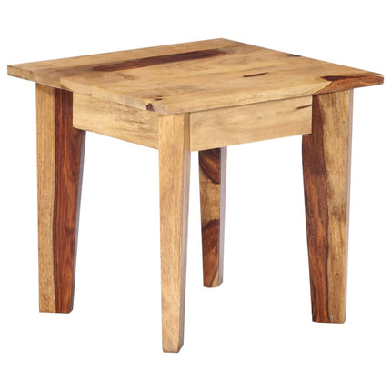 Table D'appoint 43X43X40 Cm Bois De Sesham Solide