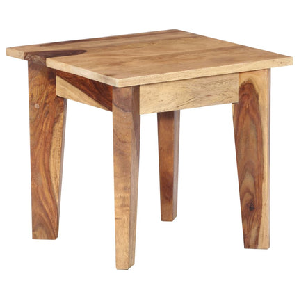 Table D'appoint 43X43X40 Cm Bois De Sesham Solide