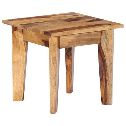 Table D'appoint 43X43X40 Cm Bois De Sesham Solide