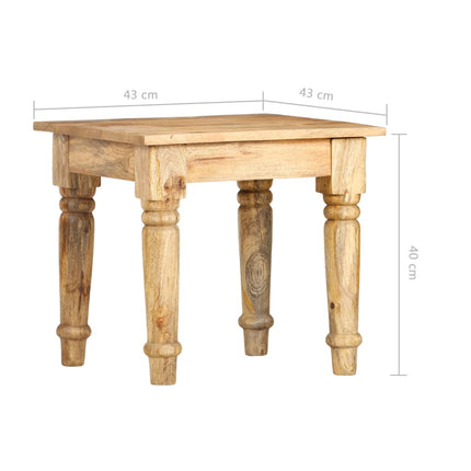 Table D'appoint Bois De Manguier Massif