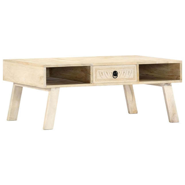 Table Basse 100X60X40 Cm Bois De Manguier Massif