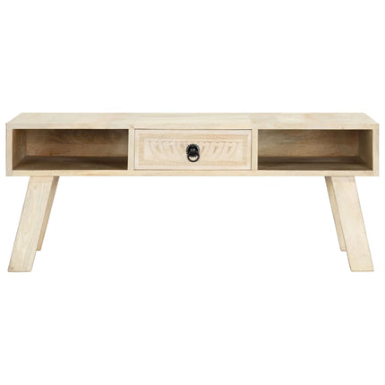 Table Basse 100X60X40 Cm Bois De Manguier Massif