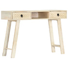 Table Console 110 X 35 X 76 Cm Bois De Manguier Massif