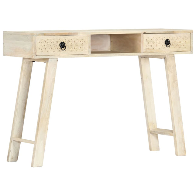 Table Console 110 X 35 X 76 Cm Bois De Manguier Massif
