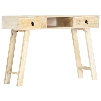 Table Console 110 X 35 X 76 Cm Bois De Manguier Massif
