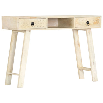 Table Console 110 X 35 X 76 Cm Bois De Manguier Massif