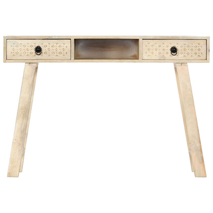 Table Console 110 X 35 X 76 Cm Bois De Manguier Massif