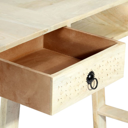 Table Console 110 X 35 X 76 Cm Bois De Manguier Massif