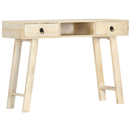 Table Console 110 X 35 X 76 Cm Bois De Manguier Massif