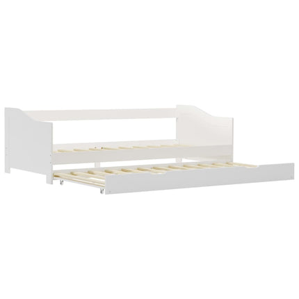 Cadre De Lit Extensible Sans Matelas Bois De Pin 90X200Cm