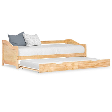 Cadre De Lit Extensible Sans Matelas Bois De Pin 90X200Cm