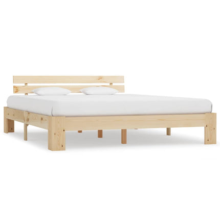 Cadre De Lit Sans Matelas Bois De Pin Massif