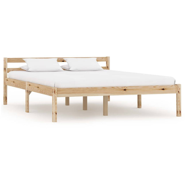 Cadre De Lit Sans Matelas Bois De Pin Massif