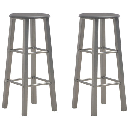 Tabourets De Bar Lot De 2 Mdf