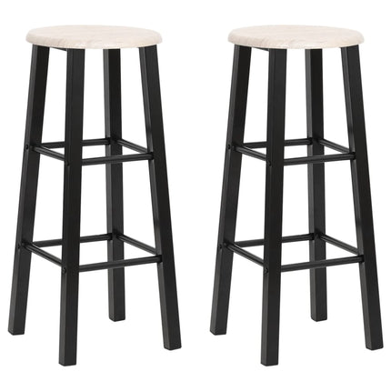 Tabourets De Bar Lot De 2 Mdf