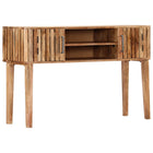 Table Console 120 X 35 X 76 Cm Bois D'acacia Massif