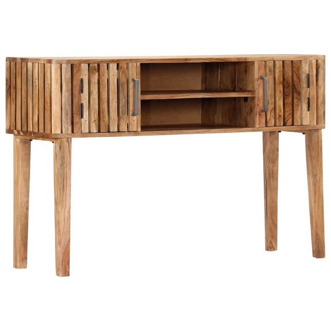 Table Console 120 X 35 X 76 Cm Bois D'acacia Massif
