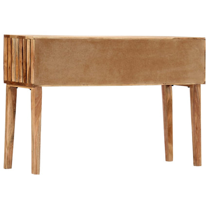 Table Console 120 X 35 X 76 Cm Bois D'acacia Massif