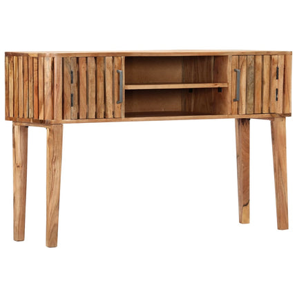 Table Console 120 X 35 X 76 Cm Bois D'acacia Massif