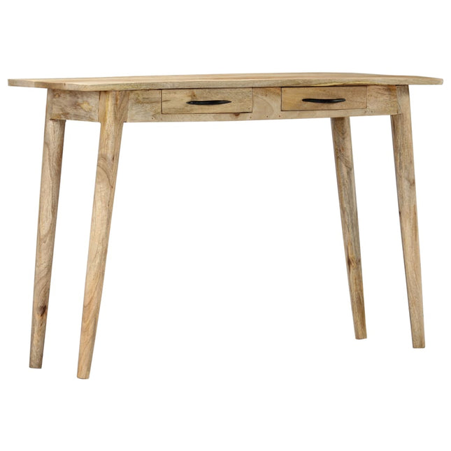 Table Console 115X40X75 Cm Bois De Manguier Massif Brut