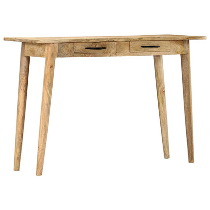 Table Console 115X40X75 Cm Bois De Manguier Massif Brut