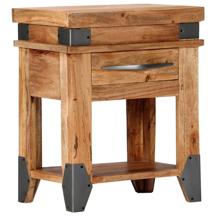 Table De Chevet Bois D'acacia Massif