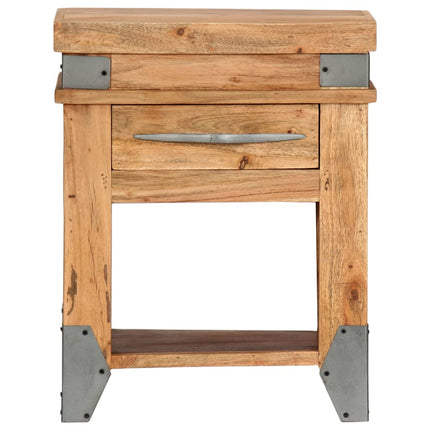 Table De Chevet Bois D'acacia Massif