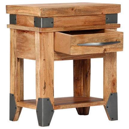 Table De Chevet Bois D'acacia Massif