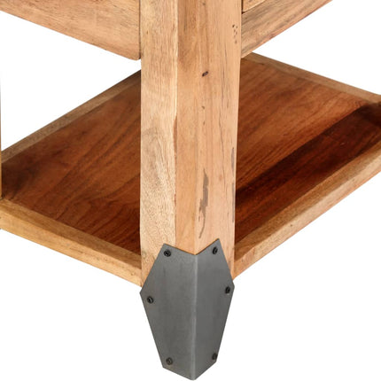 Table De Chevet Bois D'acacia Massif