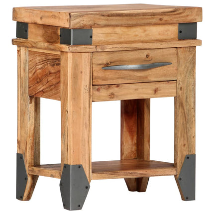 Table De Chevet Bois D'acacia Massif