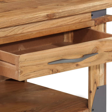 Table Basse 110X52X45 Cm Bois D'acacia Solide