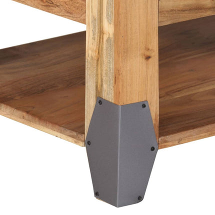 Table Basse 110X52X45 Cm Bois D'acacia Solide