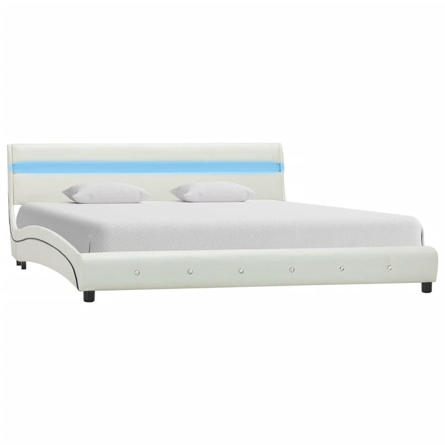 Cadre De Lit Avec Led Similicuir