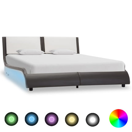 Cadre De Lit Avec Led Similicuir