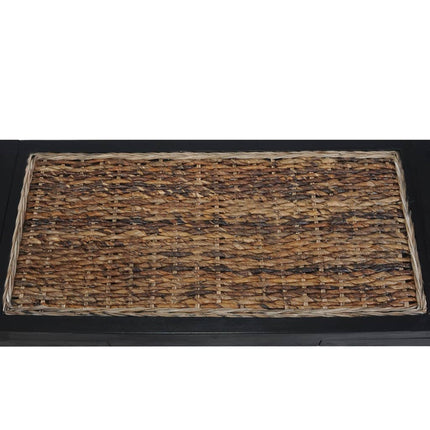 Banc 120 Cm Marron Foncé Abaca