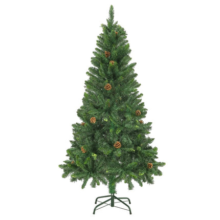 Sapin De Noël Artificiel Avec Pommes De Pin 150 Cm Vert