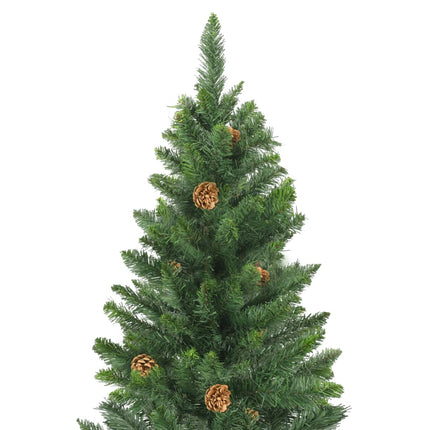 Sapin De Noël Artificiel Avec Pommes De Pin 150 Cm Vert