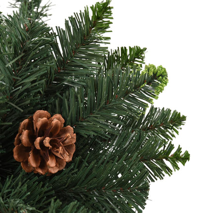 Sapin De Noël Artificiel Avec Pommes De Pin 150 Cm Vert