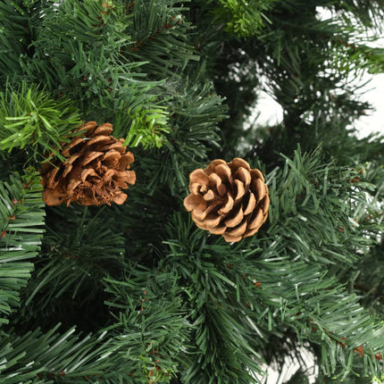 Sapin De Noël Artificiel Avec Pommes De Pin 150 Cm Vert
