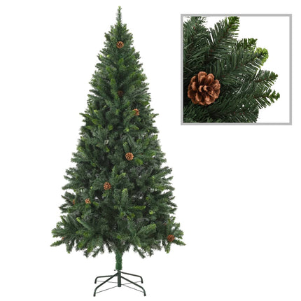 Sapin De Noël Artificiel Avec Pommes De Pin 150 Cm Vert