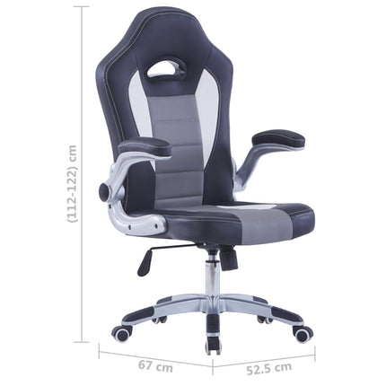 Chaise De Jeu Noir Similicuir