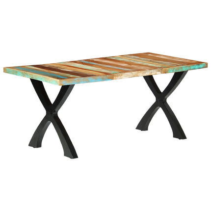 Table De Salle À Manger 180X90X76Cm Bois De Récupération Solide
