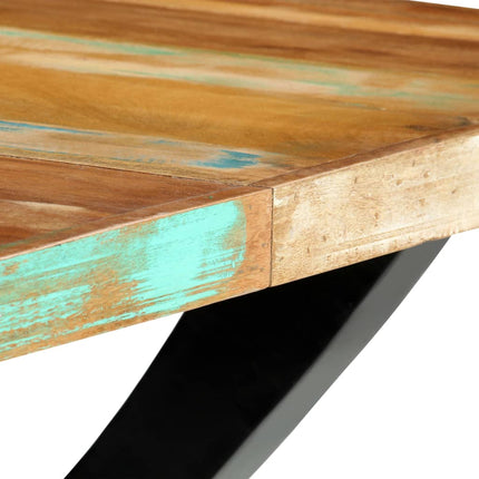 Table De Salle À Manger 180X90X76Cm Bois De Récupération Solide