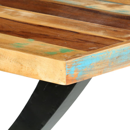 Table De Salle À Manger 180X90X76Cm Bois De Récupération Solide