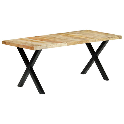 Table De Salle À Manger 180X90X76Cm Bois De Récupération Solide
