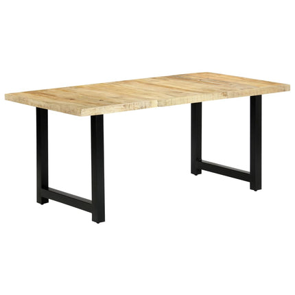 Table De Salle À Manger 180X90X76Cm Bois De Récupération Solide