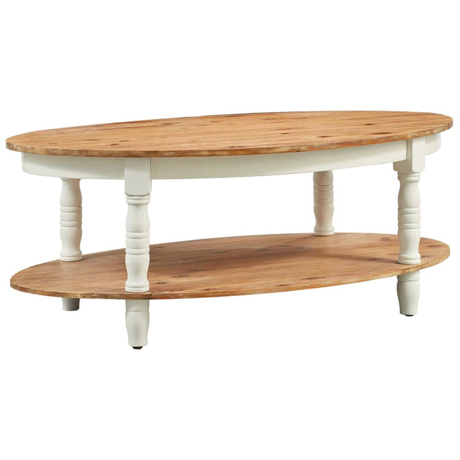 Table Basse 102X62,5X42 Cm Bois D'acacia Solide